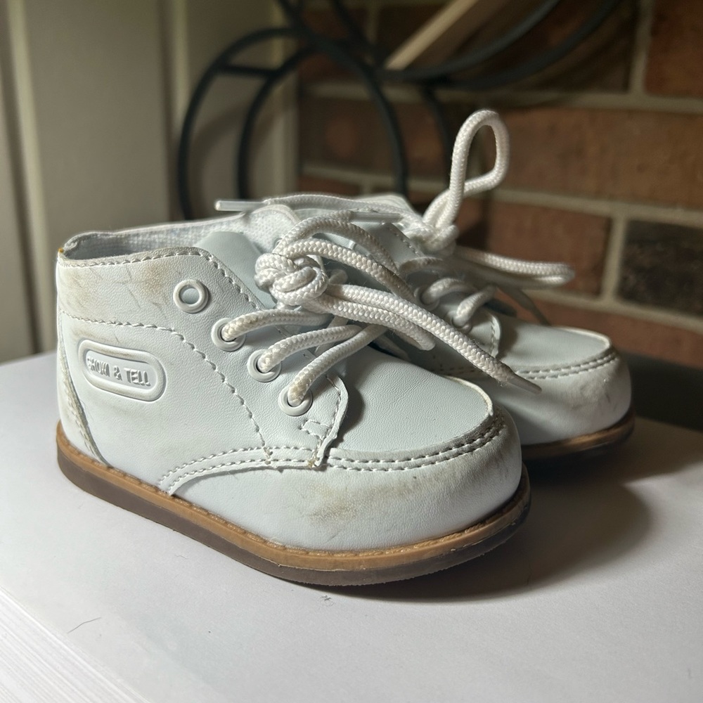 White toddler shoes